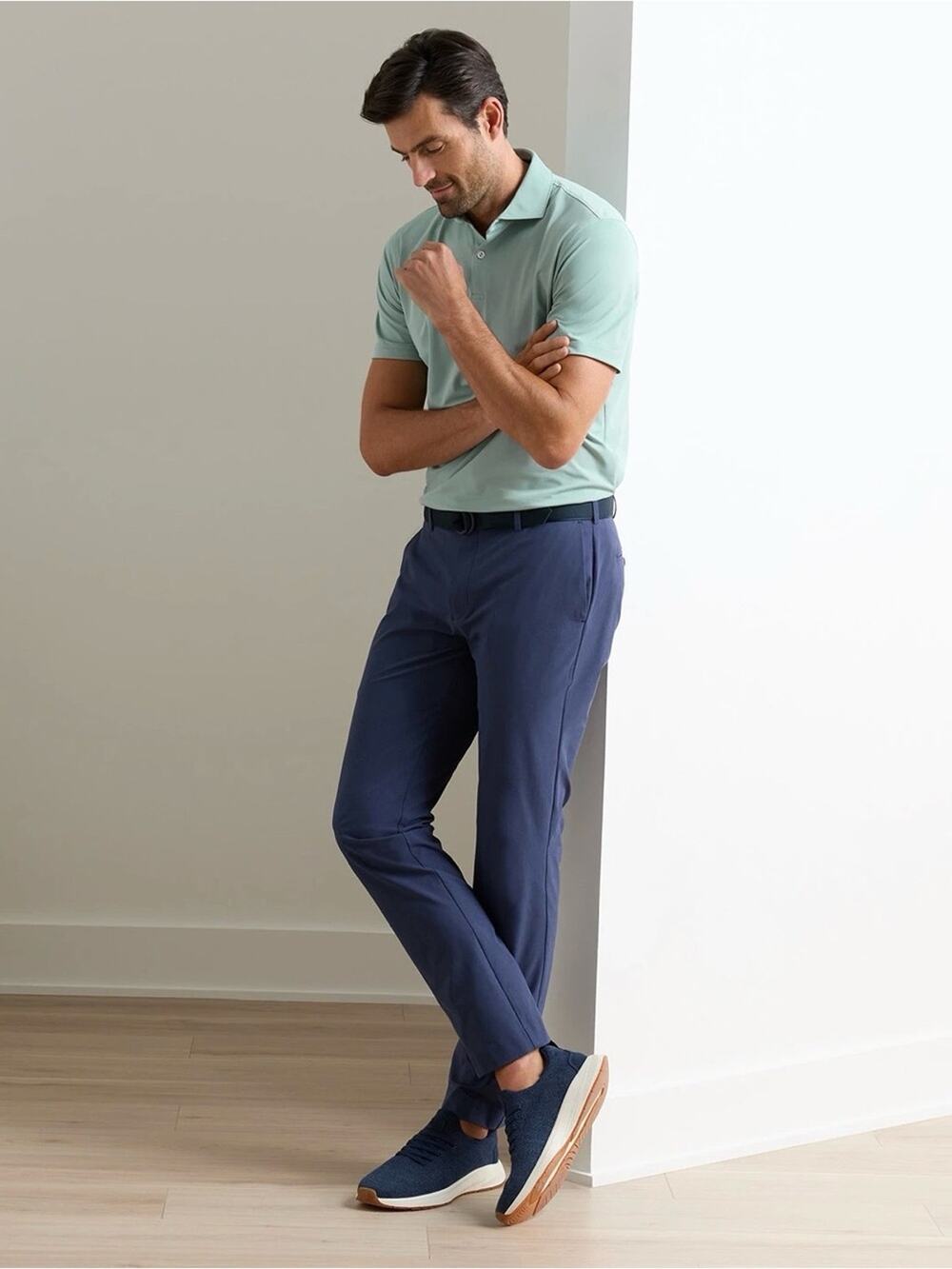 NWT Peter Millar Crown Crafted Surge Performance Trouser Pants Navy 36/32